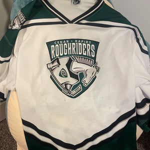 Vintage Used USHL RoughRiders Goalie Jersey