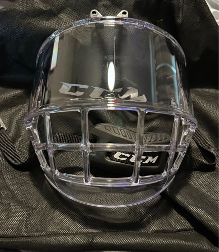 CCM helmet full face shield and cage