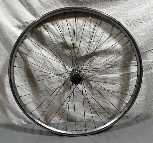 Vintage ALESA 36-Spoke Silver Aluminum Mtn Bike Rear Wheel Deore LX HB-M550 Hub
