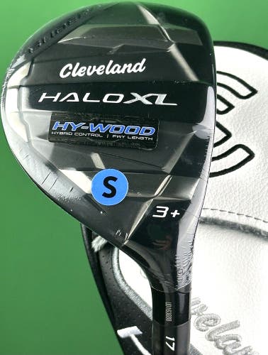 Cleveland Halo XL HY-Wood 3+ 17* Aldila Ascent Stiff S-Flex w/ Cover NEW #91458