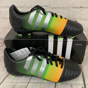 Adidas Nitrocharge 3.0 FG Men's Soccer Cleats Black Green Orange Silver US 6
