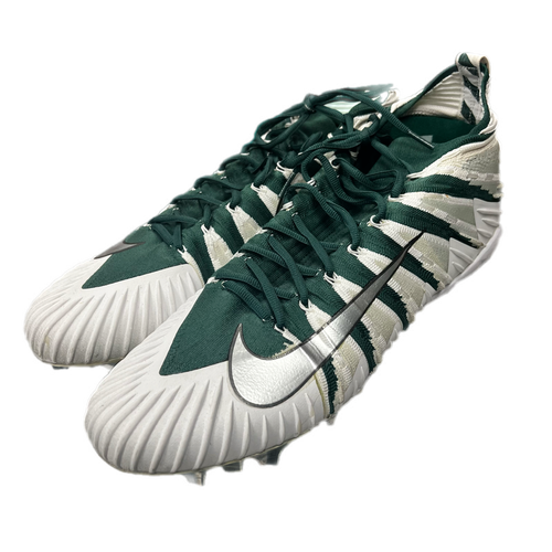 Nike Alpha Menace Elite TD Football Cleats AJ6547-303 Green White Silver Size 16