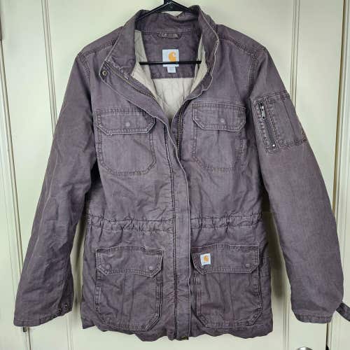 Carhartt Women’s Gray Utility Quilted Lined Jacket Size: S (4/6) 101402 079