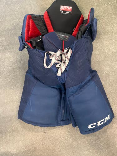 Blue Used Senior Small CCM JetSpeed FT1 Hockey Pants