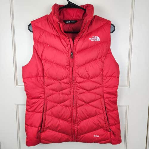The North Face 550 Goose DownQuilted Puffer Vest Women's Size: M Red