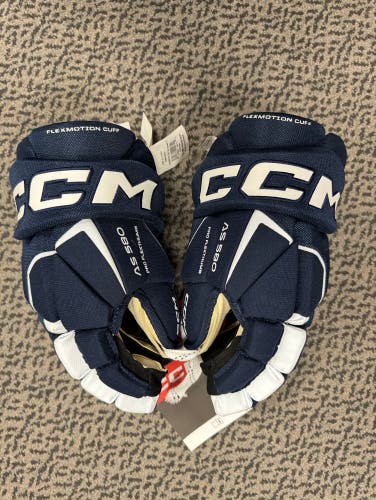 CCM Navy Tacks AS-580 13” gloves