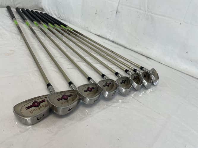 Used Wilson Prostaff Oversize 3i-pw Ladies Flex Graphite Shaft Golf Iron Set Irons Llh