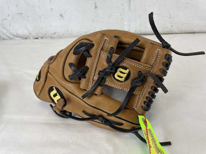 Used Wilson A950 A09rb20d115 11 1 2" Leather Baseball Fielders Glove