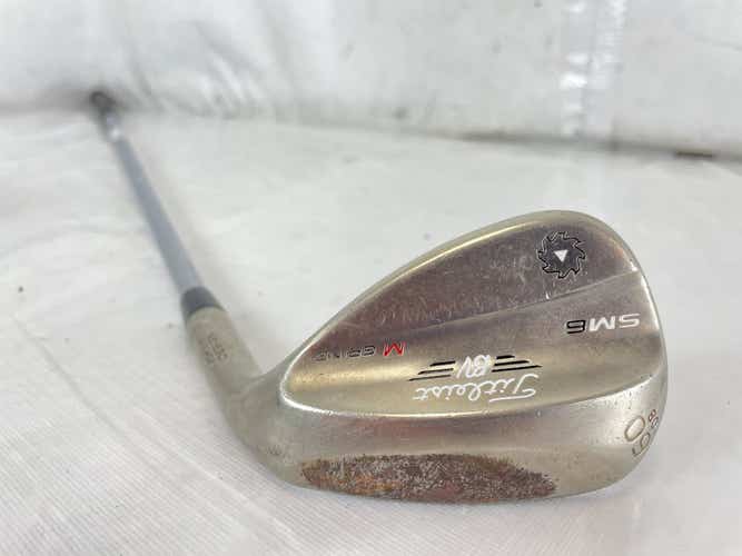 Used Titleist Sm6 M Grind 60 Degree 8deg Bounce Regular Flex Steel Shaft Golf Wedge 35"