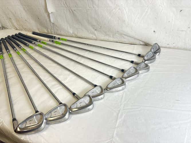 Used Taylormade Rac Os 3i-sw Stiff Flex Steel Shaft Golf Iron Set Irons +2"
