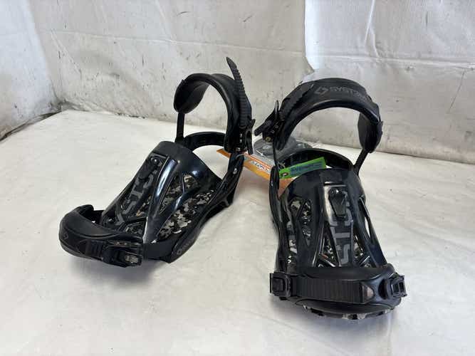 Used Syst3m Apx Lg Men's Snowboard Bindings