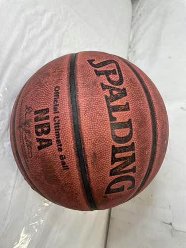 Used Spalding Nba Offical Ultimate Ball Basketball