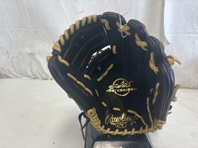 Used Rawlings Select Professional Sps205-9b 11 3 4" Leather Baseball Fielders Glove - Like New