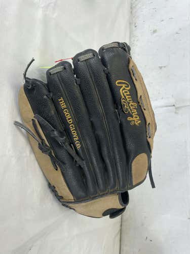 Used Rawlings Rsb Ss14br 14" Leather Palm Softball Fielders Glove