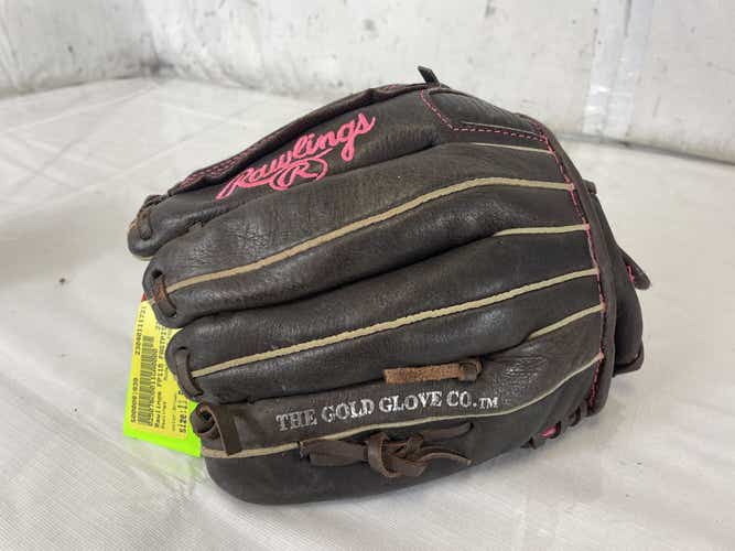 Used Rawlings Fp115 Fastpitch 11 1 2" Leather Shell Fastpitch Softball Glove