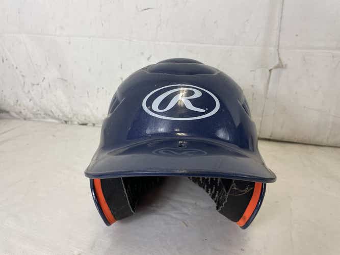 Used Rawlings Cfbhn-r2 6 1 2- 7 1 2 Baseball And Softball Batting Helmet