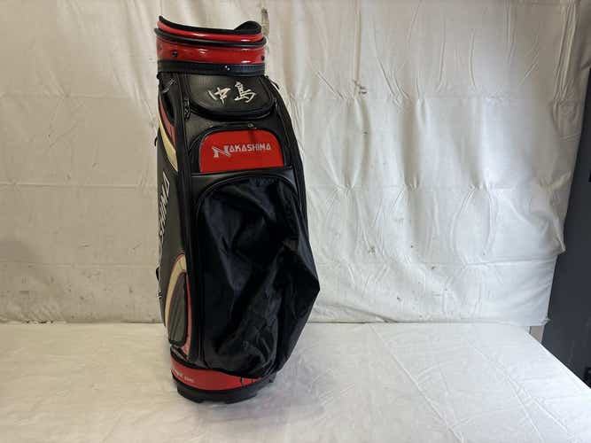 Used Nakshima Golf Staff Bag - Missing Personalization Panel