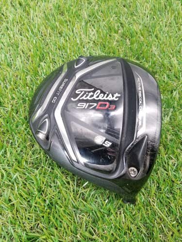 2016 TITLEIST 917D3 DRIVER 9.5 CLUBHEAD ONLY VERYGOOD