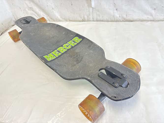 Used Mercer 36" Complete Drop Through Skateboard Longboard W Compound Trucks