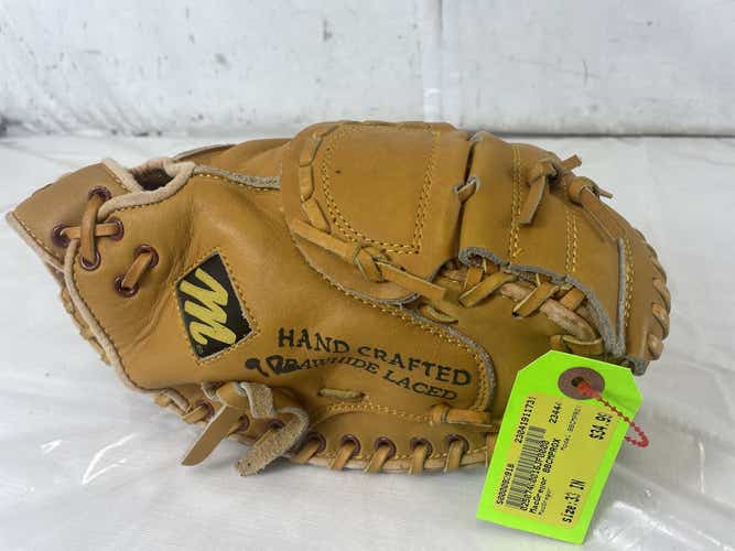 Used Macgregor Bbcmprox 33" Leather Baseball Catcher's Mitt Glove