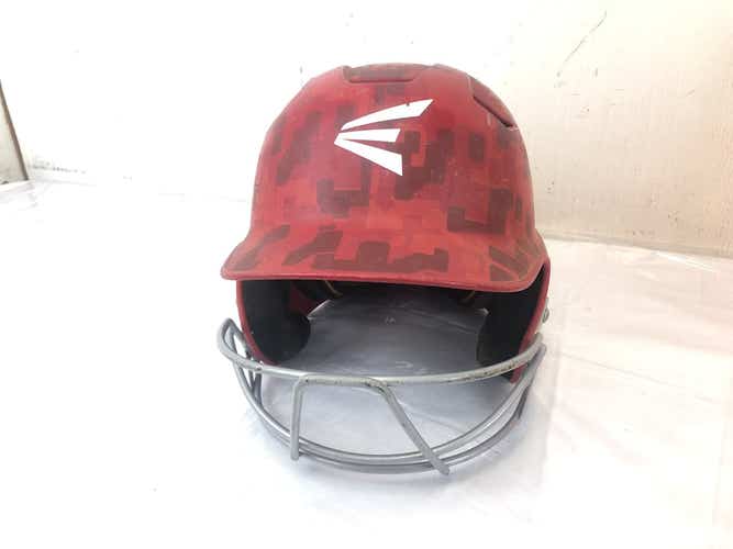 Used Easton Z5 Grip Jr Baseball Softball Batting Helmet W Cage 6 3 8 - 7 1 8