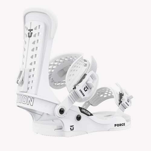 UNION 23/24 FORCE CLASSIC SNOWBOARD BINDINGS, WHITE MD, NEW