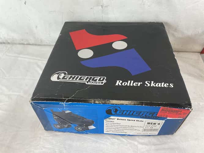 Used Chicago Bullet Deluxe Speed Skate Mens 10 Roller Skates