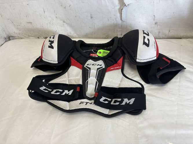Used Ccm Ft 475 Senior Sm Hockey Shoulder Pads 34-38"; 5'2" - 5'6"