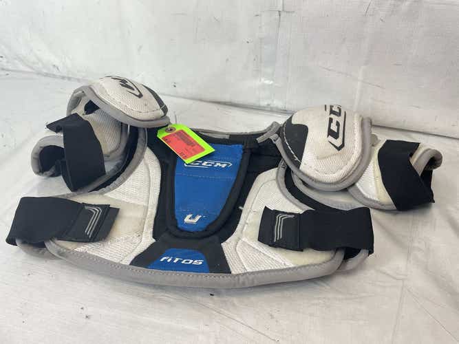 Used Ccm Fit O5 Junior Sm Hockey Shoulder Pads 26-30"