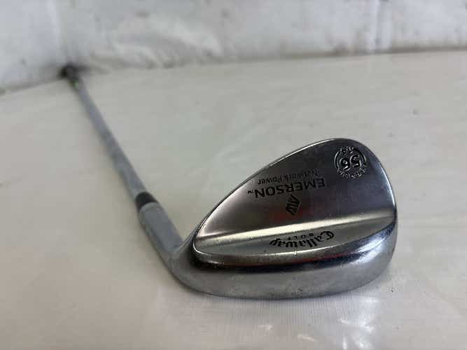 Used Callaway Md Forged Emerson 56 Degree 14deg Bounce Wedge 35"