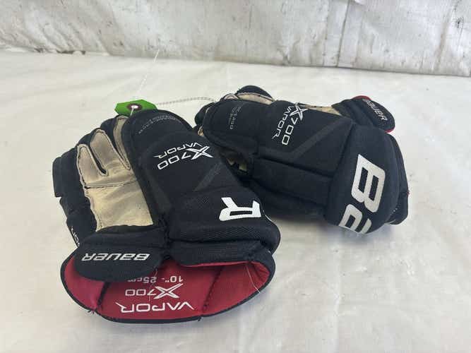 Used Bauer Vapor X 700 10" Hockey Gloves