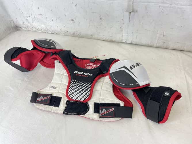 Used Bauer Vapor Lil Rookie Youth Md Hockey Shoulder Pads 23-27"