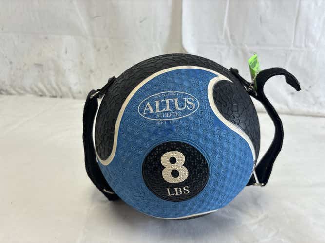 Used Atlus 8 Lb Medicine Ball W Handles