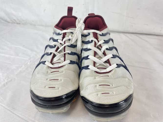 Used Air Vapormax Plus 'platinum Midnight Navy' Dj2737-001 Mens 10 Running Shoes