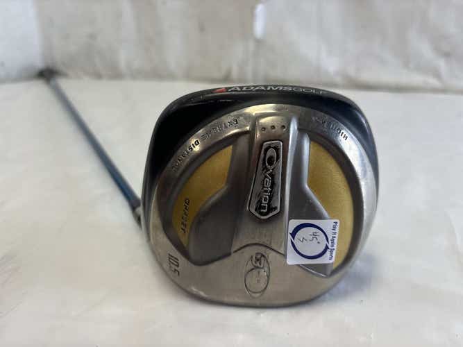 Used Adams Golf Ovation 3 Offset 10.5 Degree Stiff Flex Graphite Shaft Golf Driver 45"