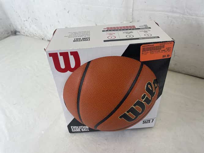 New Wilson Evolution Size 7 Indoor Game Ball Basketball