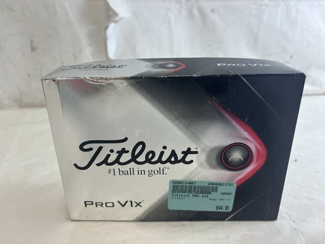 New Titleist Pro V1x Golf Balls - 12