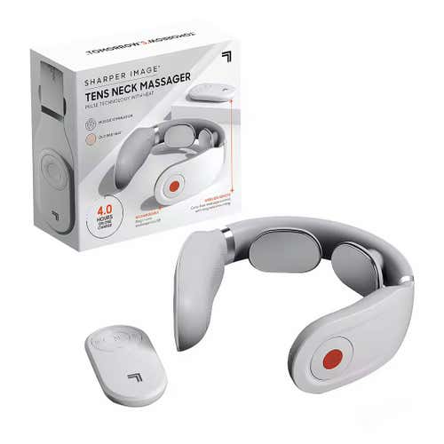 New Sharper Image Tens Neck Massager Pluse Technology With Heat
