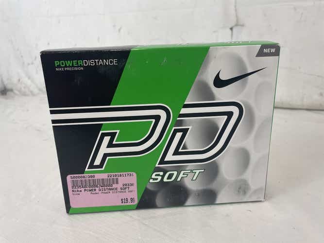 New Nike Power Distance Pd Soft Golf Balls - 12