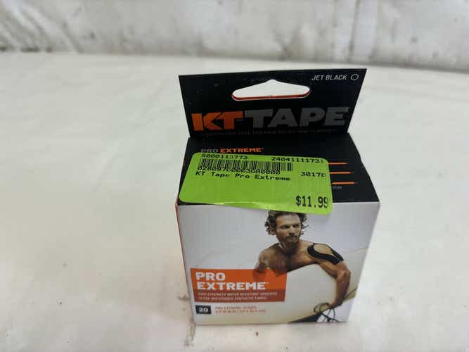 New Kt Tape Pro Extreme Strips - Jet Black - 20