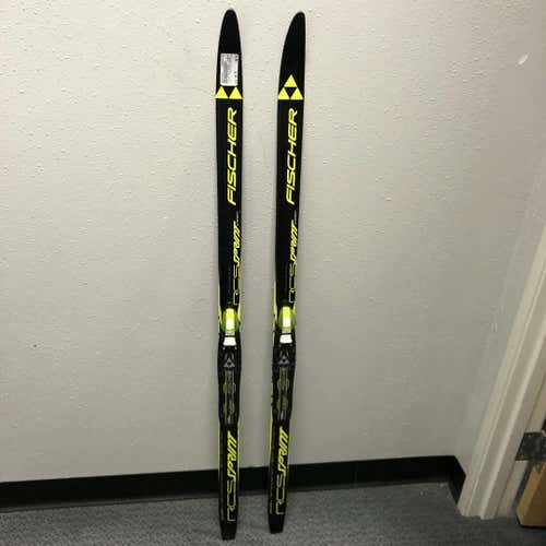 Used Fischer Rcs Sprint Crown 130 Cm Boys' Cross Country Ski Combo