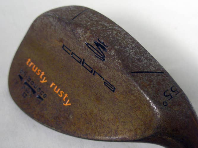 King Cobra Trusty Rusty Sand Wedge 55* Rust Head (Dark Steel Stiff) SW Golf