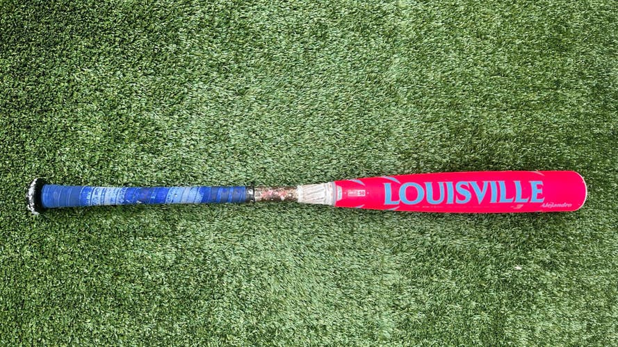 Used Pink Custom Louisville Slugger 2021 Meta 32/29 (-3) 2 5/8" BBCOR baseball bat WBL2463010