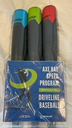 32" 2021 AXE SPEED TRAINERS BAT SET POWERED BY DRIVELINE + Training Program