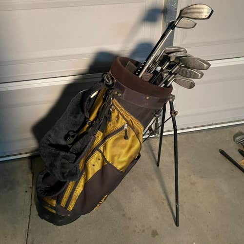 Adams Golf Idea Mens Right Handed Golf Club Complete Set With Bag