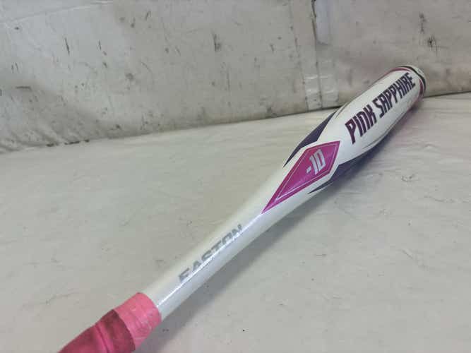 Used Easton Pink Saphire Fp22psa 28" -10 Drop Fastpitch Softball Bat 28 18