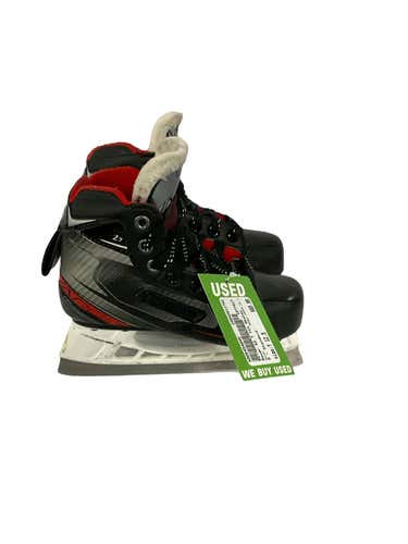 Used Bauer Vapor X2.7 Youth Goalie Skates Size 12.5 D