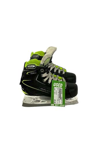 Used Bauer Gsx Youth Ice Hockey Goalie Skates Size 13.5 D