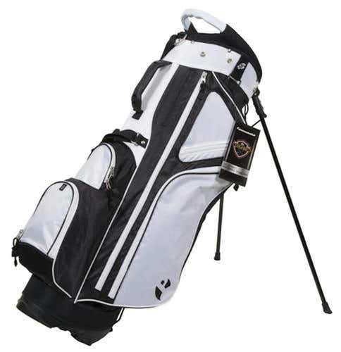 Pinemeadow Golf Courier 3.0 Stand Bag White Black