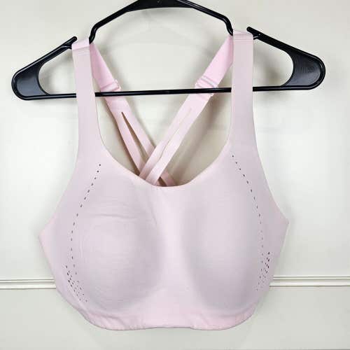 Lululemon Air Support Bra Womans 38C Pink High Support Gym Yoga